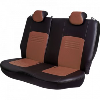 4 999 р. Комплект чехлов для сидений (РЗСиС 50/50, 2П Илана+Орегон) ТУРИН Lord Autofashion Chery Tiggo T11 дорестайлинг (2005-2013) (черный, вставка темно-коричневый)  с доставкой в г. Кемерово. Увеличить фотографию 2