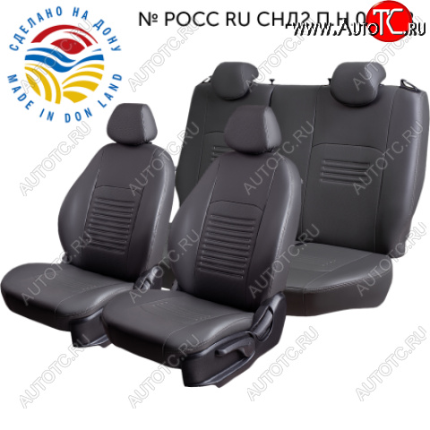 5 799 р. Комплект чехлов сидений (Экокожа ИЛАНА+ОРЕГОН)  Chevrolet Aveo T200 хэтчбек 5 дв (2002-2008)  с доставкой в г. Кемерово