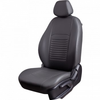 5 799 р. Комплект чехлов сидений (Экокожа ИЛАНА+ОРЕГОН)  Chevrolet Aveo T200 хэтчбек 5 дв (2002-2008)  с доставкой в г. Кемерово. Увеличить фотографию 2