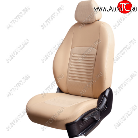 7 399 р. Комплект чехлов для сидений, (РЗСиС 60/40 Илана+Орегон) ТУРИН Lord Autofashion  Chevrolet Niva  2123 (2002-2020) дорестайлинг, рестайлинг (бежевый, вставка бежевая, строчка бежевая)  с доставкой в г. Кемерово