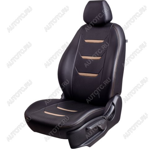 11 899 р.  Комплект чехлов для сидений (РЗСиС 40/60 3Г Орегон) ТУРИН-2 Lord Autofashion  KIA Ceed  1 ED (2006-2012) дорестайлинг универсал, дорестайлинг, хэтчбэк 5 дв., рестайлинг универсал, рестайлинг, хэтчбэк 5 дв. (черный, вставка черная/бежевая, строчка бежевая)  с доставкой в г. Кемерово