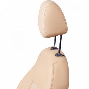 9 449 р. Комплект чехлов для сидений (РЗС 60/40 3Г Илана+Орегон) ТУРИН СТ Lord Autofashion технику из списка применимости (бежевый, вставка бежевая, строчка бежевая)  с доставкой в г. Кемерово. Увеличить фотографию 2