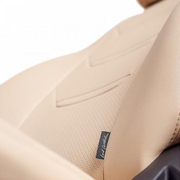 6 999 р. Комплект чехлов для сидений (РЗС 60/40+подлок. 3Г Орегон) ТУРИН-2 Lord Autofashion Nissan Tiida 1 седан C11 рестайлинг (2010-2014) (бежевый, вставка бежевая, строчка бежевая)  с доставкой в г. Кемерово. Увеличить фотографию 2