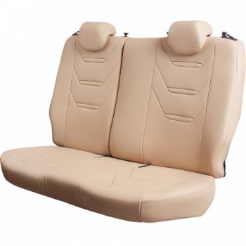 6 999 р. Комплект чехлов для сидений (РЗС 60/40+подлок. 3Г Орегон) ТУРИН-2 Lord Autofashion Nissan Tiida 1 седан C11 рестайлинг (2010-2014) (бежевый, вставка бежевая, строчка бежевая)  с доставкой в г. Кемерово. Увеличить фотографию 6