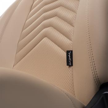 28 499 р. Комплект чехлов для сидений (РЗС Орегон) БАЙРОН ст ПРЕЗИДЕНТ Lord Autofashion  Nissan Terrano  D10 (2013-2016), Renault Duster  HS (2010-2015) (бежевый, вставка бежевая, строчка бежевая)  с доставкой в г. Кемерово. Увеличить фотографию 10