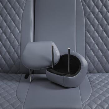 13 949 р. Комплект чехлов для сидений (к.Elegance РЗС 40/60+подлок. 3Г Орегон) БАЙРОН ст БАЙРОН Lord Autofashion  Skoda Octavia  A7 (2012-2020) дорестайлинг лифтбэк, дорестайлинг универсал, рестайлинг лифтбэк, рестайлинг универсал (серый, вставка серая, строчка темно-серая)  с доставкой в г. Кемерово. Увеличить фотографию 8