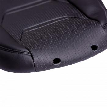28 699 р. Комплект чехлов для сидений (РЗСиС 40/60 2П+1Г Орегон) ТУРИН-2 Lord Autofashion  Volkswagen Polo  5 (2009-2020) седан дорестайлинг, седан рестайлинг (черный, вставка черная, строчка черная)  с доставкой в г. Кемерово. Увеличить фотографию 2