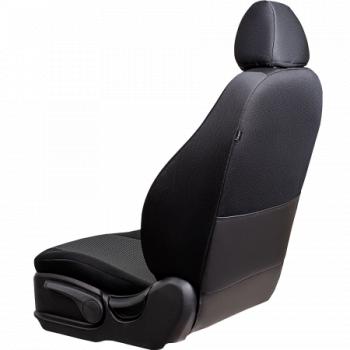 10 499 р. Комплект чехлов для сидений (7 мест Жаккард) Дублин Lord Autofashion  ГАЗ ГАЗель ( 3221,  3221,Бизнес) - Соболь ( 2217 автобус,  2217 Бизнес автобус) (черный, вставка Прямоугольник черная)  с доставкой в г. Кемерово. Увеличить фотографию 5