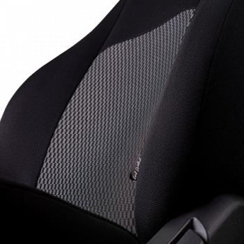 10 499 р. Комплект чехлов для сидений (7 мест Жаккард) Дублин Lord Autofashion  ГАЗ ГАЗель ( 3221,  3221,Бизнес) - Соболь ( 2217 автобус,  2217 Бизнес автобус) (черный, вставка Прямоугольник черная)  с доставкой в г. Кемерово. Увеличить фотографию 8