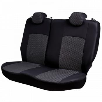 10 499 р. Комплект чехлов для сидений (7 мест Жаккард) Дублин Lord Autofashion  ГАЗ ГАЗель ( 3221,  3221,Бизнес) - Соболь ( 2217 автобус,  2217 Бизнес автобус) (черный, вставка Прямоугольник черная)  с доставкой в г. Кемерово. Увеличить фотографию 9
