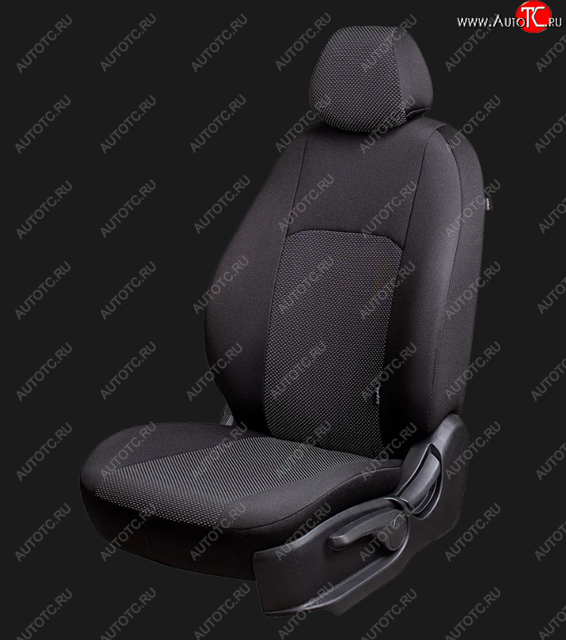 7 399 р. Чехлы сидений (7 мест, со столами, 2й ряд без подгол., жаккард) Lord Autofashion ДУБЛИН  ГАЗ ГАЗель Next  A21,A22, С41, С42, Фермер (2014-2025)  шасси со сдвоенной  (черный/ёж белый)  с доставкой в г. Кемерово