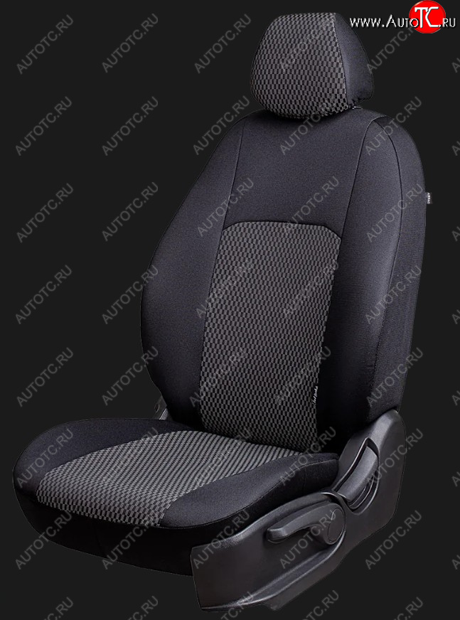 7 399 р. Чехлы сидений (7 мест, со столами, 2й ряд без подгол., жаккард) Lord Autofashion ДУБЛИН  ГАЗ ГАЗель Next  A21,A22, С41, С42, Фермер (2014-2025)  шасси со сдвоенной  (черный/прямоугольник черный)  с доставкой в г. Кемерово