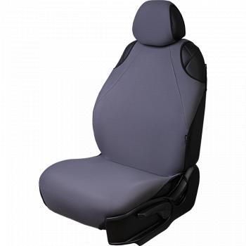 3 499 р. Универсальные чехлы сидений (майка 5 мест Трикотаж) Lord Autofashion   (светло-серый)  с доставкой в г. Кемерово. Увеличить фотографию 2