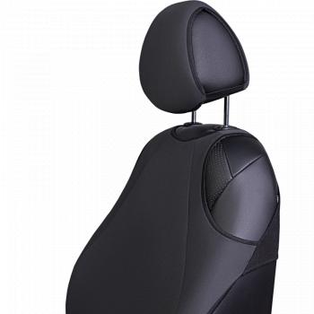 3 099 р. Универсальные чехлы сидений (майка 5 мест Трикотаж) Lord Autofashion   (темно-серый)  с доставкой в г. Кемерово. Увеличить фотографию 5