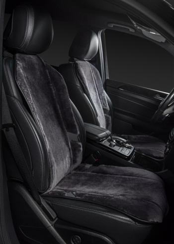 1 000 000 р. Накидка на сиденье (1 место Р. 219 натур. мех) Меховая Lord Autofashion Mini Countryman 2 (2017-2025) (графит сталь , строчка серый)  с доставкой в г. Кемерово. Увеличить фотографию 2