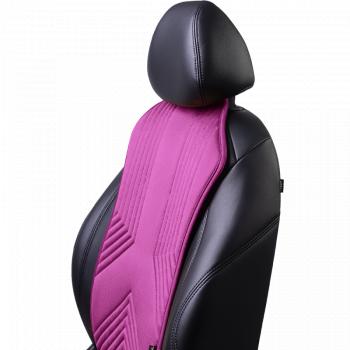 2 579 р. Накидка на сиденье (1 место Афины) ЛЮКС ст ВАН ВЭЙ Lord Autofashion   (фуксия, строчка темно-лиловая)  с доставкой в г. Кемерово. Увеличить фотографию 2