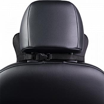 329 р. Подушка-косточка (жаккард) Lord Autofashion   (черный, строчка Зигзаг серая)  с доставкой в г. Кемерово. Увеличить фотографию 5