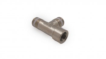 549 р. Фитинг тройник с фторопластовым кольцом Camozzi S2050 18-18 Camozzi s2050 18-18  с доставкой в г. Кемерово. Увеличить фотографию 2