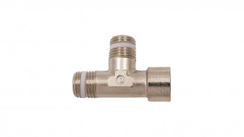 639 р. Фитинг тройник с фторопластовым кольцом Camozzi S2050 38-38 Camozzi s2050 38-38  с доставкой в г. Кемерово. Увеличить фотографию 1