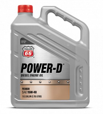 3 899 р. Масло Phillips 66 POWER-D DIESEL EO Motor Oil (CI4 +) 15W40 3.785 L CUMMINS 13812  с доставкой в г. Кемерово. Увеличить фотографию 2