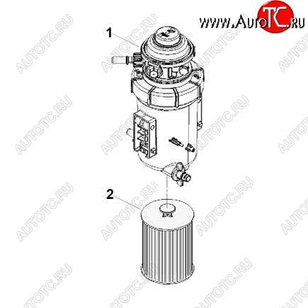 11 999 р. Фильтр топливный сепаратор ISF 2.8 5297619 FH21086  FH21082  FH21076  FH21077  CUMMINS 0386  с доставкой в г. Кемерово