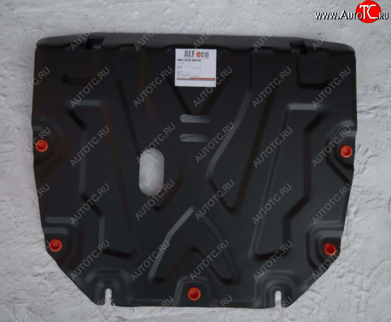3 999 р. Защита картера двигателя и КПП (V-2,4) ALFECO Honda CR-V RM1,RM3,RM4 рестайлинг (2014-2018) (Сталь 2 мм)  с доставкой в г. Кемерово