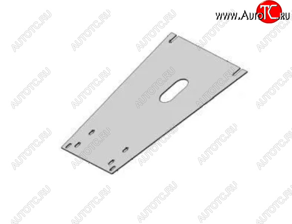 6 399 р. Защита картера двигателя (V-2,0D) Alfeco  JAC N35 (2019-2025) (Алюминий 3 мм)  с доставкой в г. Кемерово