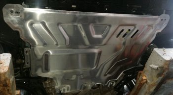 15 849 р. Защита картера и КПП (1,2TSI/1.4TSI/1.8TSI) ALFECO  Audi A3 ( 8VS седан,  8VA хэтчбэк 5 дв.,  8V1) (2012-2020) дорестайлинг, хэтчбэк 3 дв. дорестайлинг, рестайлин, рестайлинг, хэтчбэк 3 дв. рестайлинг (Алюминий 4 мм)  с доставкой в г. Кемерово. Увеличить фотографию 2