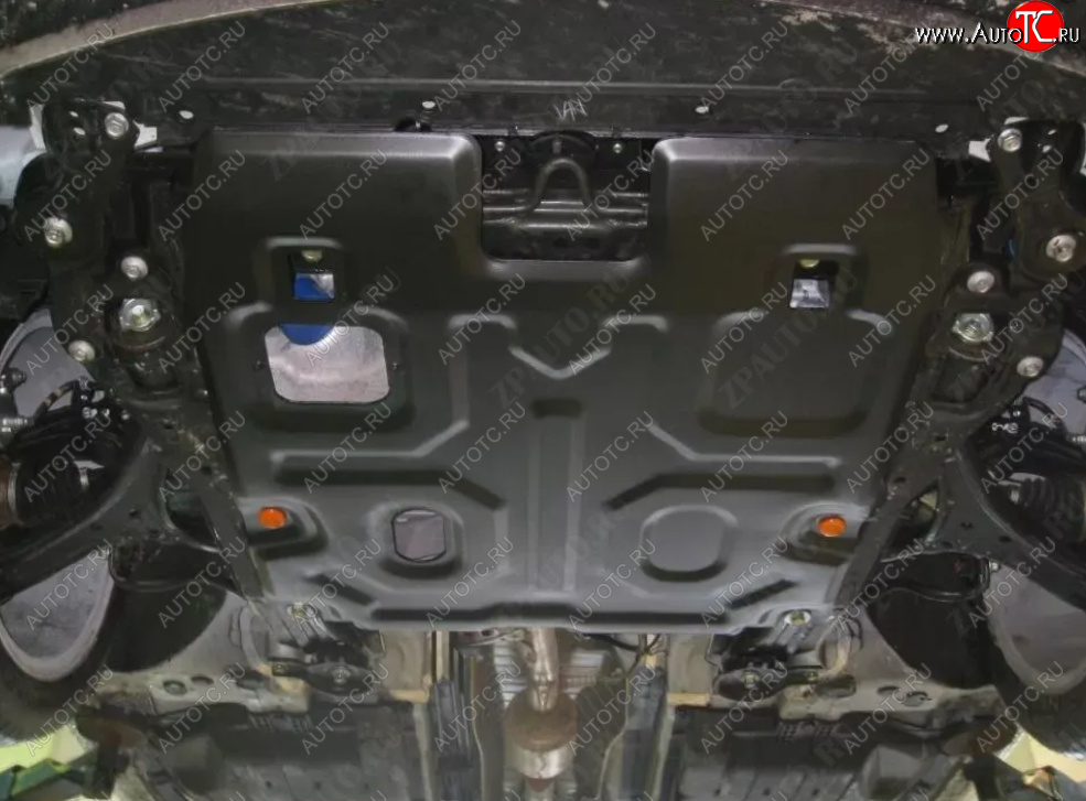 13 749 р. Защита картера двигателя и КПП (V-2,4) ALFECO  Honda Accord  9 CR (2013-2020) седан дорестайлинг, седан рестайлинг (Алюминий 4 мм)  с доставкой в г. Кемерово
