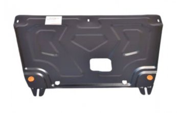 Защита картера двигателя и КПП (установка на штатные точки) Alfeco Hyundai Creta  GS (2015-2021) дорестайлинг, рестайлинг (Алюминий 4 мм)
