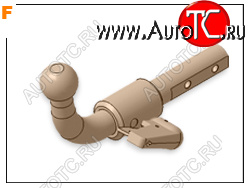 31 299 р. ТСУ для DACIA Duster I Phase 1 2010-2013, DACIA Duster I Phase 2 2013-2017, DACIA Duster II 2018-, Тип шара: Горизонтальный, легкосъемный (S)  Дача Д Aragon e1303as  с доставкой в г. Кемерово
