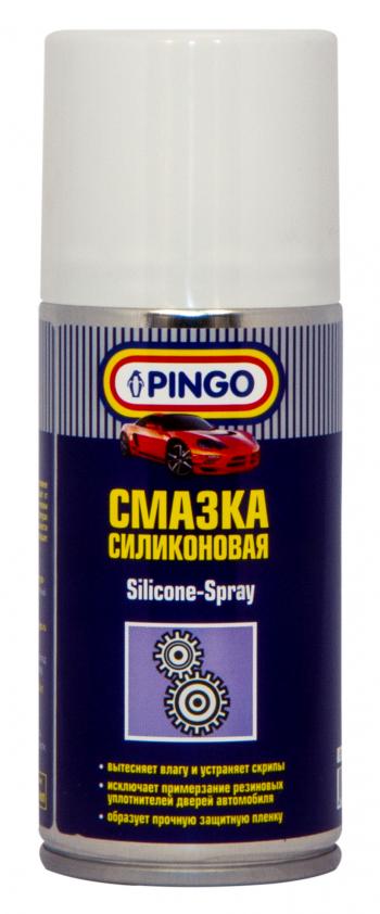 299 р. Силиконовая смазка  аэрозоль 150 мл Pingo 85060-0  с доставкой в г. Кемерово. Увеличить фотографию 1