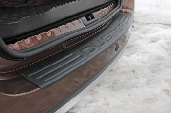1 579 р. Накладка на задний бампер Вариант 2 для Renault Duster I 2010-2014, шагрень  Рено Дастер Русская Артель nrd-025702  с доставкой в г. Кемерово. Увеличить фотографию 1