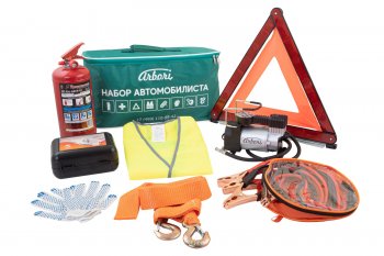 Автомобильный набор ARBORI Extra (Basic + трос 5 т, компрессор 35 л, провода) Arbori afek.extra.01