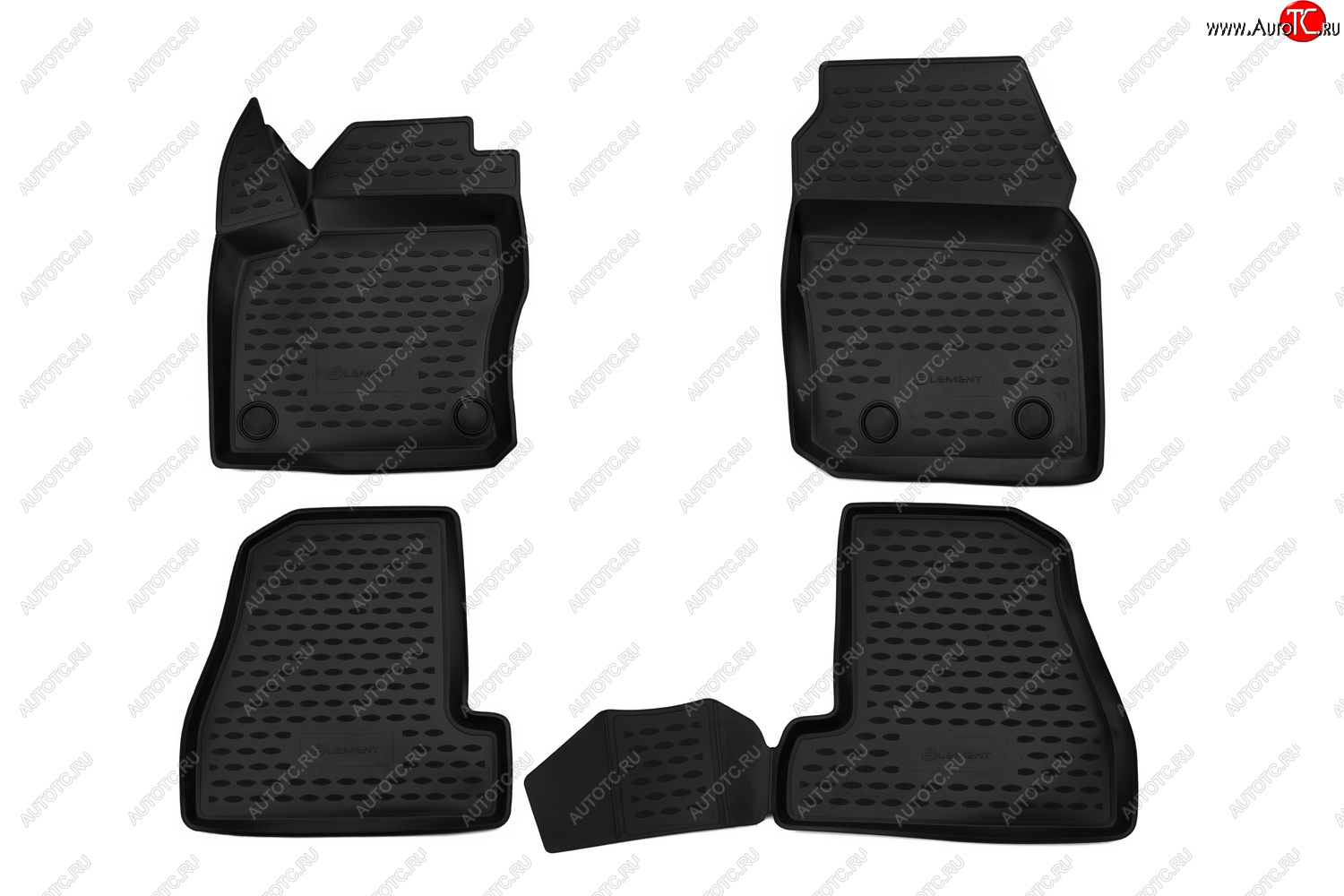 719 р. Коврики в салон FORD Focus 3, 042011-2015, 2015- 4 шт. (полиуретан)  Форд Фокус Element orig.1751152  с доставкой в г. Кемерово