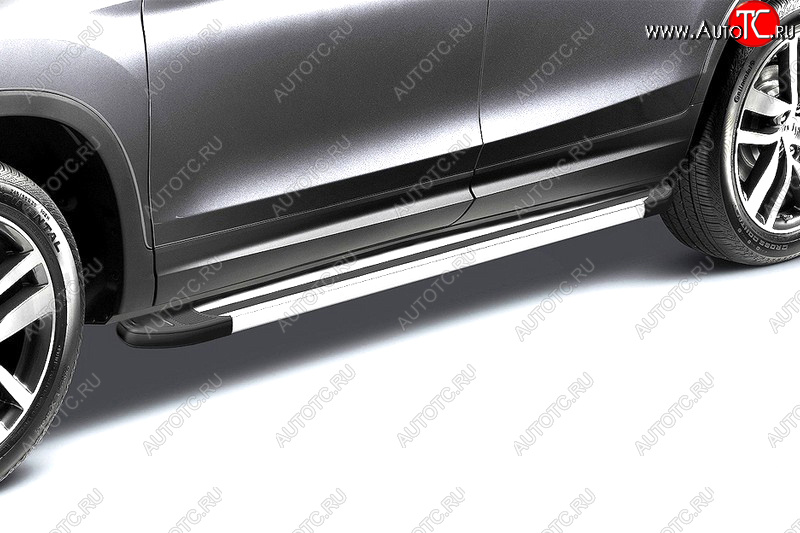 12 749 р. Комплект алюминиевых порогов Arbori Luxe Silver длина 1800мм без крепежа Arbori allsdl1800  с доставкой в г. Кемерово