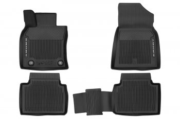 2 499 р. Всесезонные ковры в салонAll Weather Floor Mats TOYOTA Camry 2017-2021, 2021-, чёрн., 4 шт.  Тойота Камри TOYOTA pw21006003  с доставкой в г. Кемерово. Увеличить фотографию 1