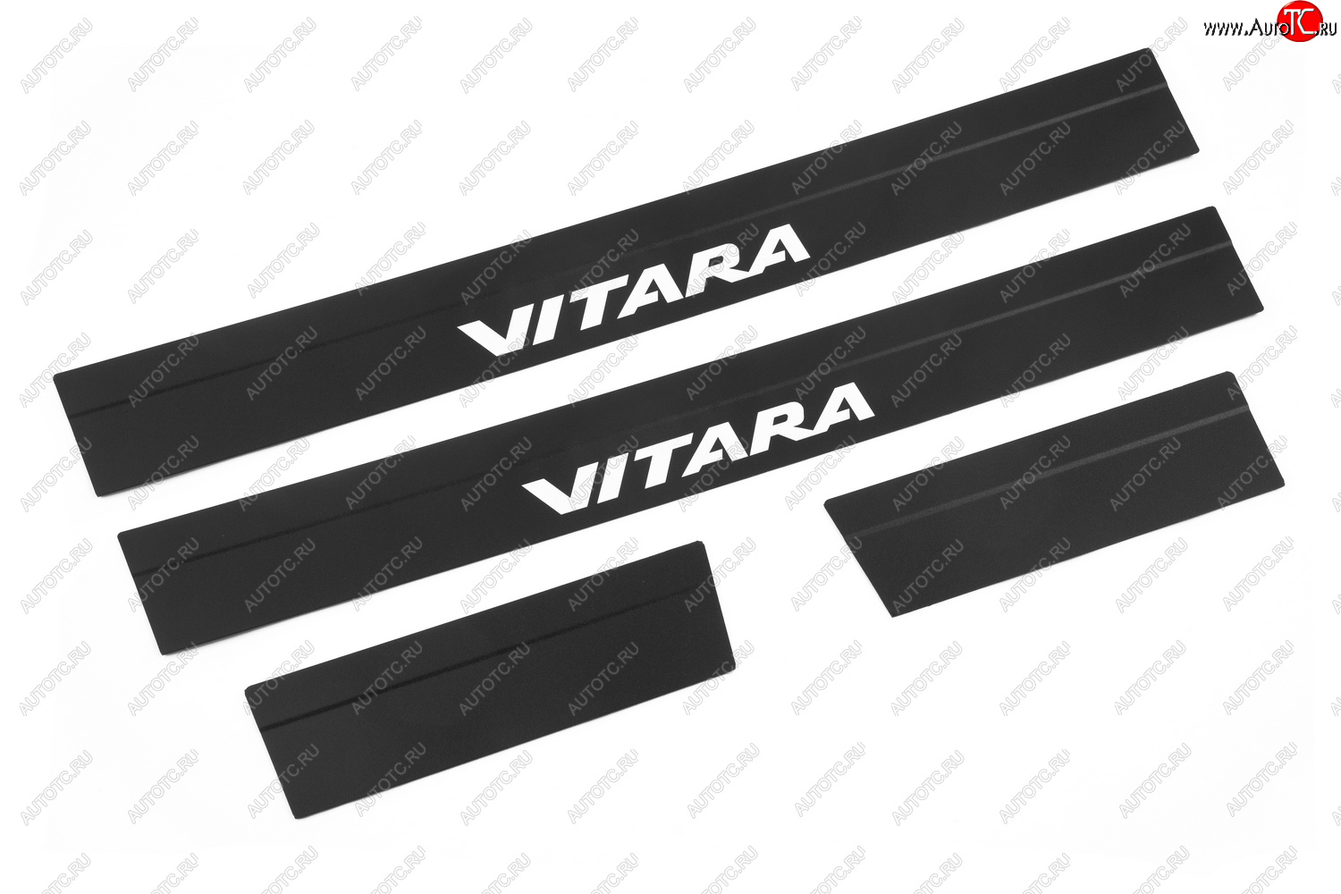 2 169 р. Накладка на внутренние пороги Suzuki Vitara, к-т 4 шт. Черные  Сузуки Сх4 SUZUKI 990nn-54p00-000  с доставкой в г. Кемерово