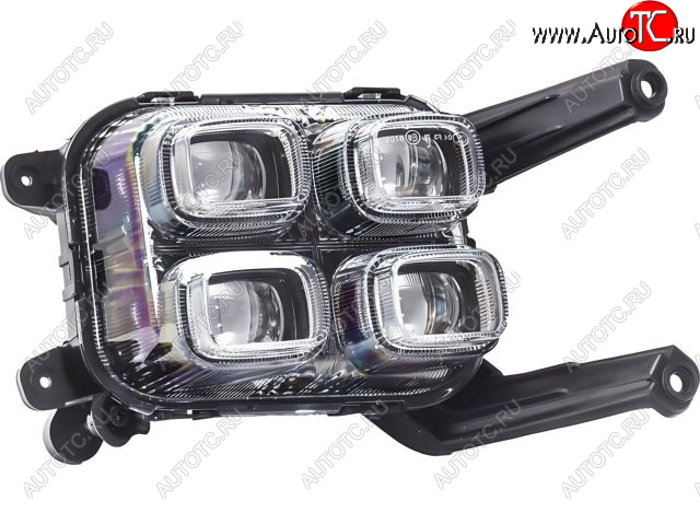 6 449 р. Правая противотуманная фара (диодная) BODYPARTS  KIA Sportage  4 QL (2016-2018) дорестайлинг  с доставкой в г. Кемерово