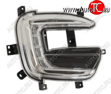7 549 р. Правая противотуманная фара (с ДХО) BodyParts Renault Kaptur рестайлинг (2020-2025)  с доставкой в г. Кемерово