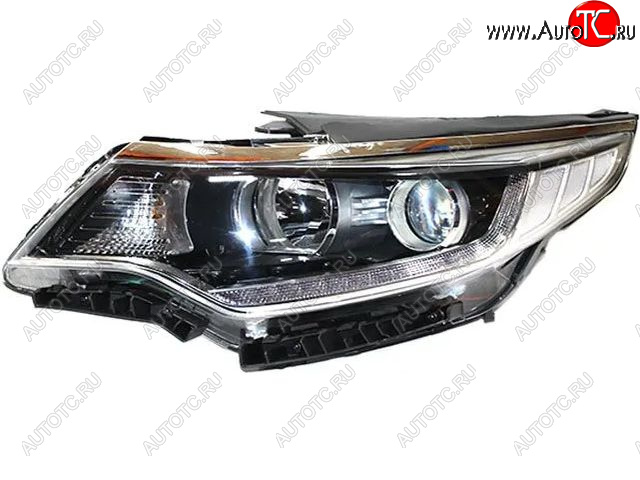 9 749 р. Левая фара (диодная) BODYPARTS KIA Optima 4 JF дорестайлинг седан (2016-2018)  с доставкой в г. Кемерово