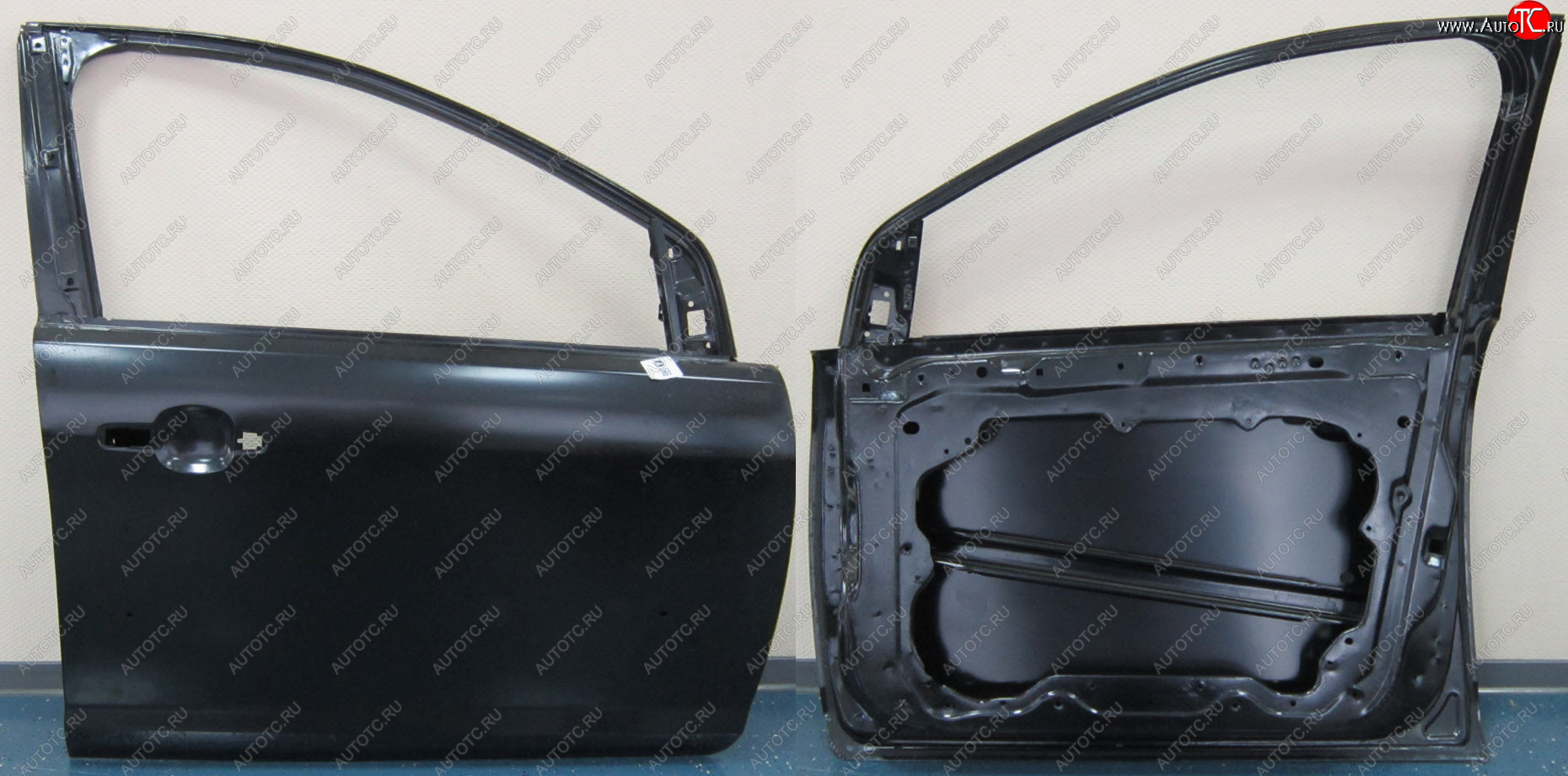 15 499 р. Правая дверь передняя BodyParts Ford Focus 2 седан рестайлинг (2007-2011) (Неокрашенная)  с доставкой в г. Кемерово