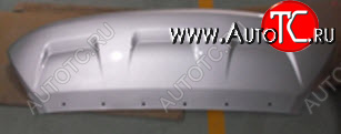 2 399 р. Накладка на передний бампер (серебристая) BodyParts Ford Kuga 2 рестайлинг (2016-2019)  с доставкой в г. Кемерово