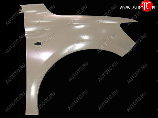 3 599 р. Правое крыло (с отверстием под повторитель поворота) BodyParts CITROEN C-elysee дорестайлинг (2012-2017) (Неокрашенное)  с доставкой в г. Кемерово