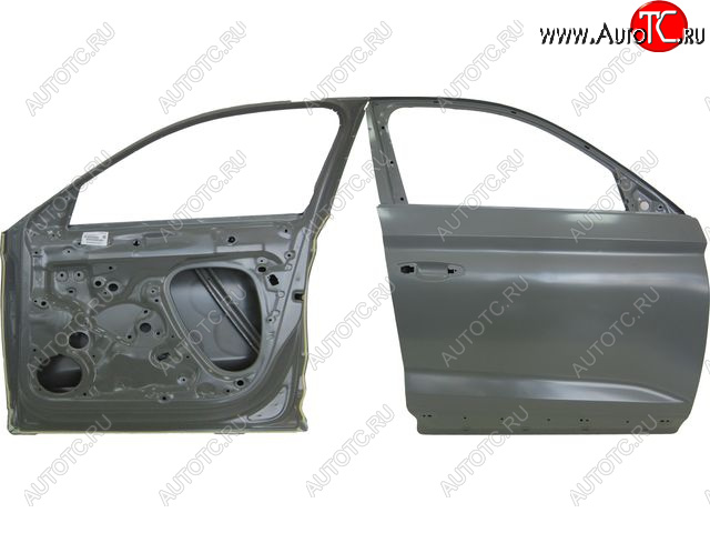 27 449 р. Правая дверь передняя BodyParts  Skoda Kodiaq  NU7 (2017-2021) дорестайлинг (Неокрашенная)  с доставкой в г. Кемерово