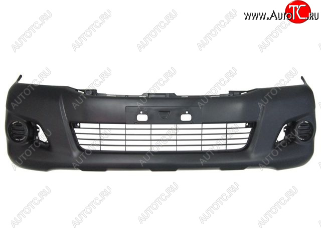3 489 р. Бампер передний (с отверстиями под ПТФ и под расширители арок) BodyParts  Toyota Hilux  AN20,AN30 (2011-2016)  2-ой рестайлинг (Неокрашенный)  с доставкой в г. Кемерово