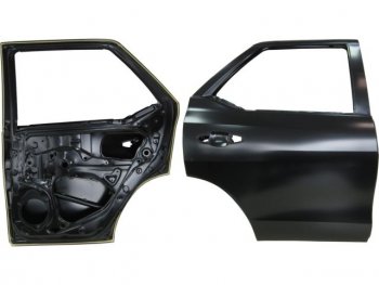 26 649 р. Правая дверь задняя BodyParts  Toyota Fortuner  AN160 (2015-2020) дорестайлинг (Неокрашенная)  с доставкой в г. Кемерово. Увеличить фотографию 1