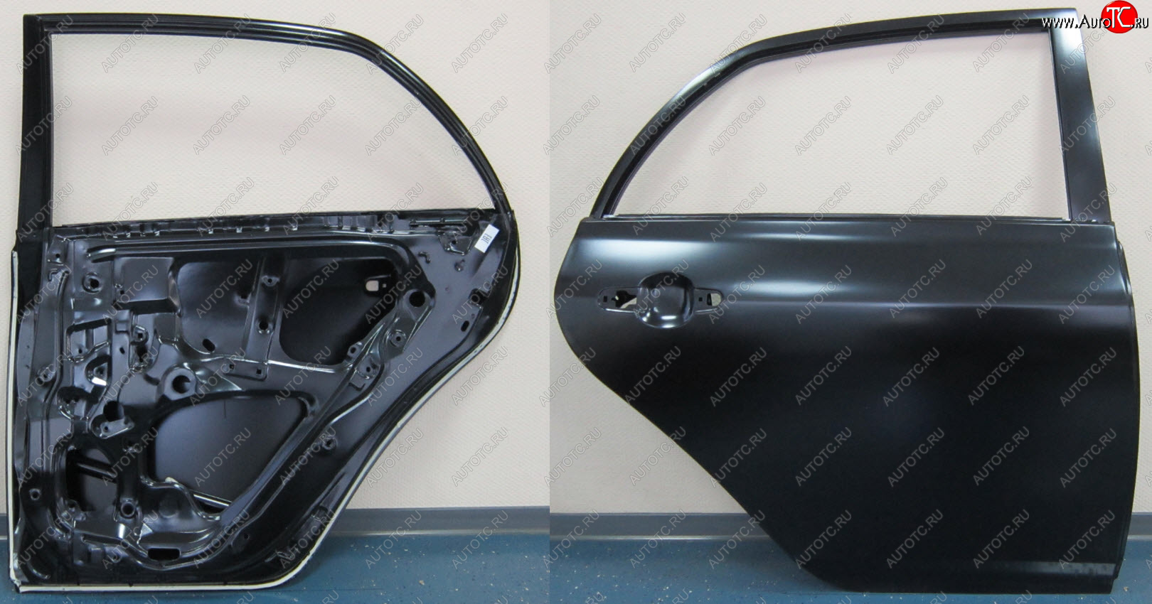 13 199 р. Правая дверь задняя BodyParts  Toyota Corolla  E150 (2006-2010) седан дорестайлинг (Неокрашенная)  с доставкой в г. Кемерово