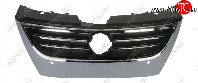 10 449 р. PASSAT CC 09- РЕШЕТКА РАДИАТОРА С ОТВ ПДАТЧ , С ХРОМ МОЛДИНГ (Китай) BODYPARTS vwpcc09-101  с доставкой в г. Кемерово