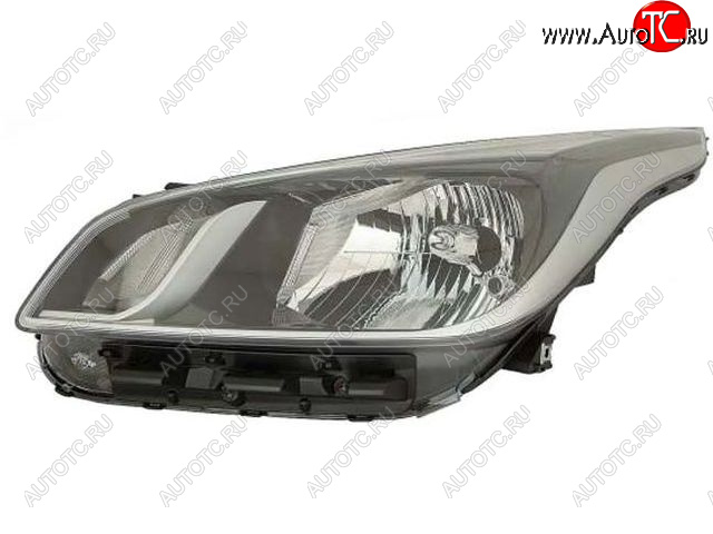 6 399 р. Левая фара (c электрокорректором) BODYPARTS KIA Rio 4 FB дорестайлинг седан (2016-2020)  с доставкой в г. Кемерово